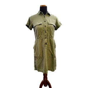 J Crew Women's Olive Green Dress Size 4